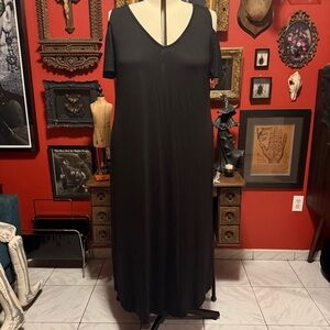 Lane Bryant Jersey Black Dress 18/20 NWT